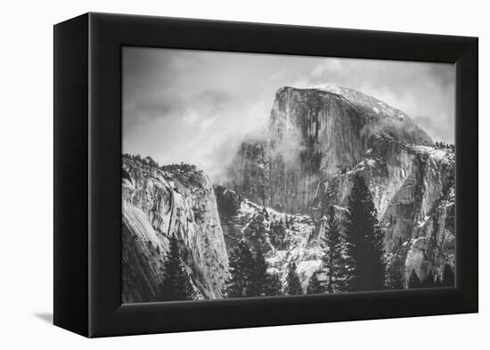 Misty Half Dome at Yosemite, California-Vincent James-Framed Premier Image Canvas