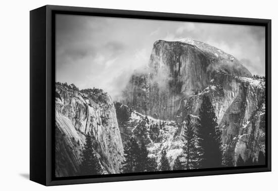 Misty Half Dome at Yosemite, California-Vincent James-Framed Premier Image Canvas