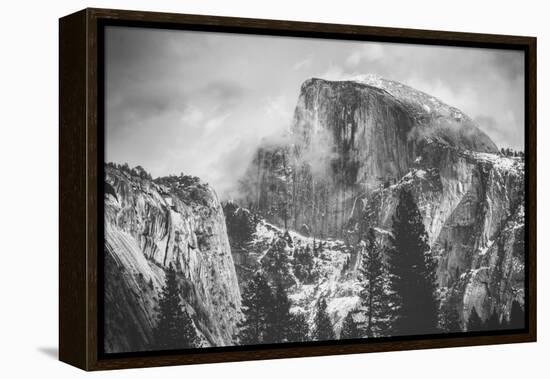 Misty Half Dome at Yosemite, California-Vincent James-Framed Premier Image Canvas