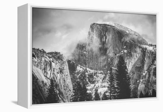 Misty Half Dome at Yosemite, California-Vincent James-Framed Premier Image Canvas