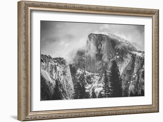 Misty Half Dome at Yosemite, California-Vincent James-Framed Photographic Print