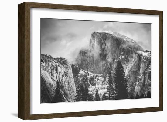 Misty Half Dome at Yosemite, California-Vincent James-Framed Photographic Print