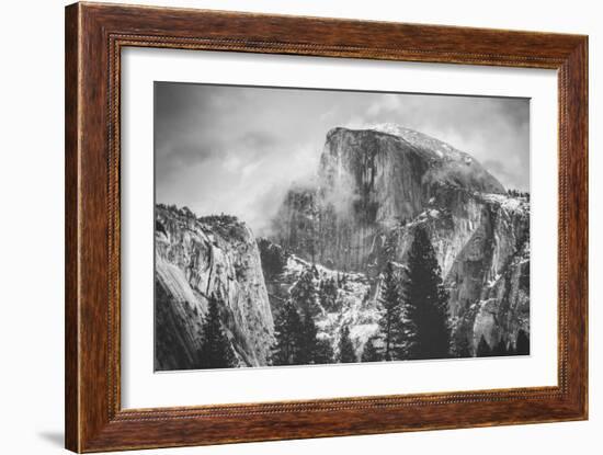 Misty Half Dome at Yosemite, California-Vincent James-Framed Photographic Print