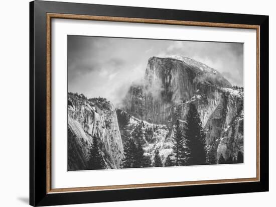 Misty Half Dome at Yosemite, California-Vincent James-Framed Photographic Print