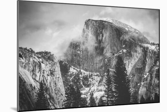 Misty Half Dome at Yosemite, California-Vincent James-Mounted Photographic Print