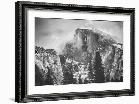 Misty Half Dome at Yosemite, California-Vincent James-Framed Photographic Print