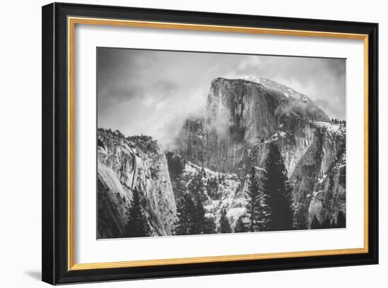 Misty Half Dome at Yosemite, California-Vincent James-Framed Photographic Print