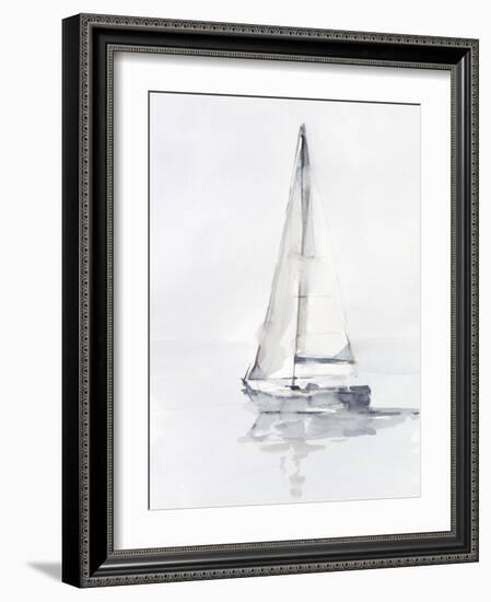 Misty Harbor I-Ethan Harper-Framed Art Print