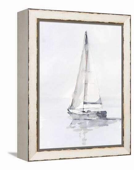 Misty Harbor I-Ethan Harper-Framed Stretched Canvas