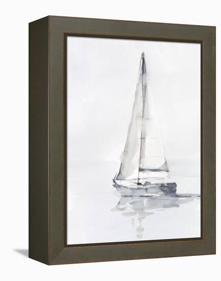 Misty Harbor I-Ethan Harper-Framed Stretched Canvas