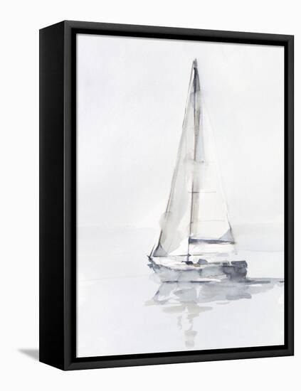 Misty Harbor I-Ethan Harper-Framed Stretched Canvas