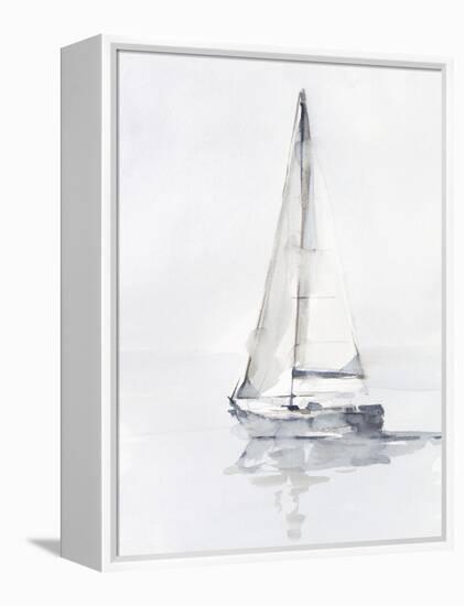 Misty Harbor I-Ethan Harper-Framed Stretched Canvas