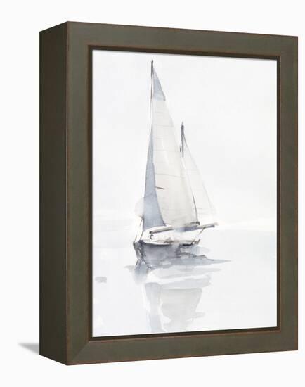 Misty Harbor II-Ethan Harper-Framed Stretched Canvas