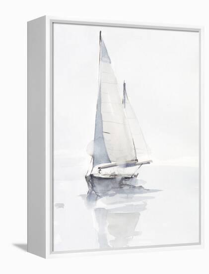 Misty Harbor II-Ethan Harper-Framed Stretched Canvas