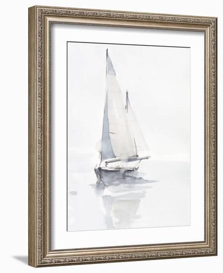 Misty Harbor II-Ethan Harper-Framed Art Print