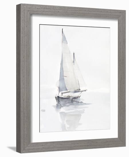 Misty Harbor II-Ethan Harper-Framed Art Print