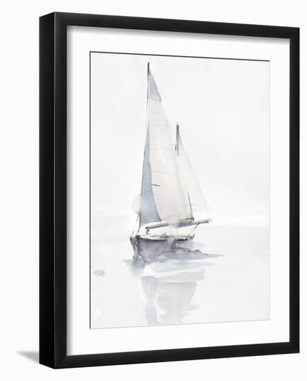 Misty Harbor II-Ethan Harper-Framed Art Print