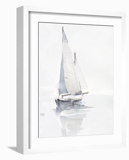 Misty Harbor II-Ethan Harper-Framed Art Print