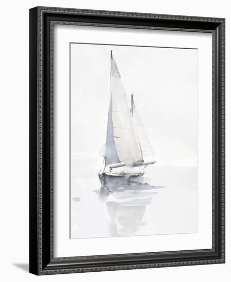 Misty Harbor II-Ethan Harper-Framed Art Print