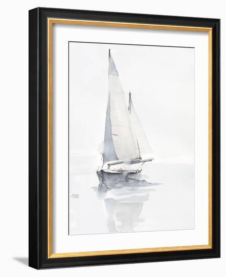 Misty Harbor II-Ethan Harper-Framed Art Print