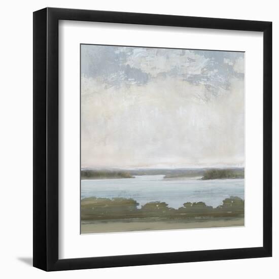 Misty Landscape 5, 2024-Jesse Carter-Framed Art Print