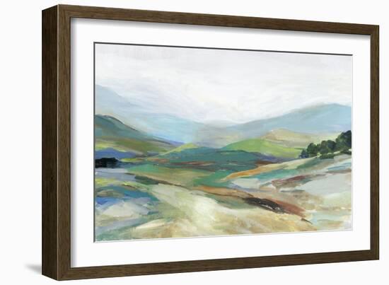 Misty Landscape-Allison Pearce-Framed Art Print