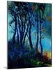 Misty light in a wood-Pol Ledent-Mounted Art Print