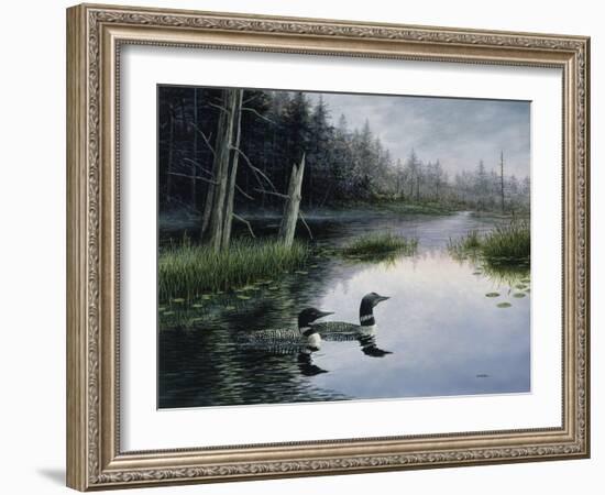 Misty Morn-John Morrow-Framed Giclee Print