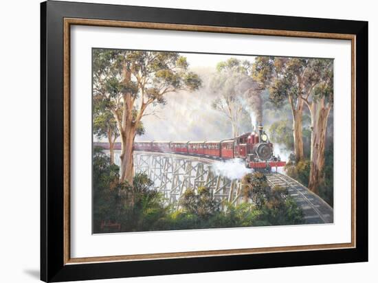 Misty Morning - Belgrave-John Bradley-Framed Giclee Print