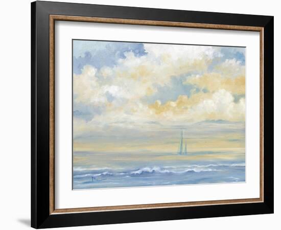 Misty Morning Sail-Paul Brent-Framed Art Print