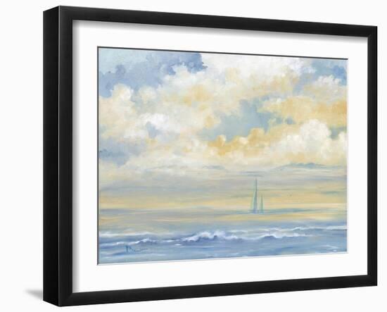 Misty Morning Sail-Paul Brent-Framed Art Print