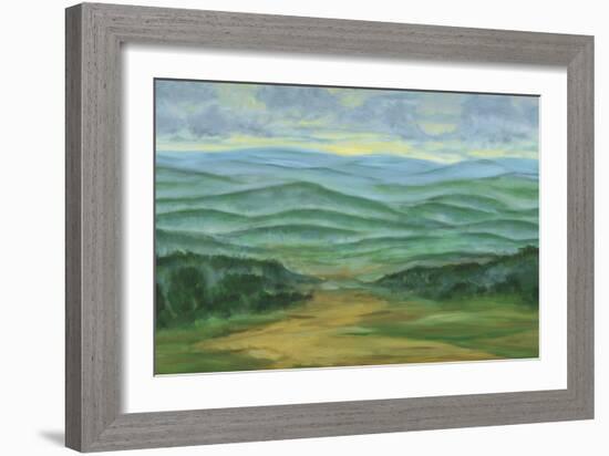 Misty Mountain View I-Julie Joy-Framed Art Print