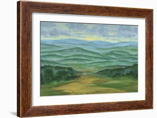 Misty Mountain View I-Julie Joy-Framed Art Print