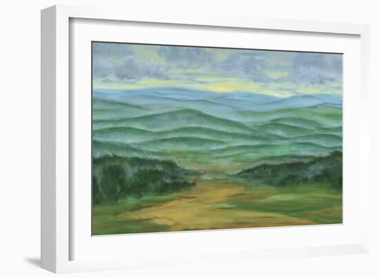 Misty Mountain View I-Julie Joy-Framed Art Print