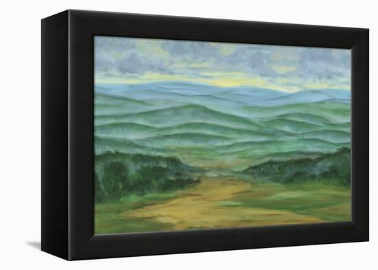 Misty Mountain View I-Julie Joy-Framed Stretched Canvas