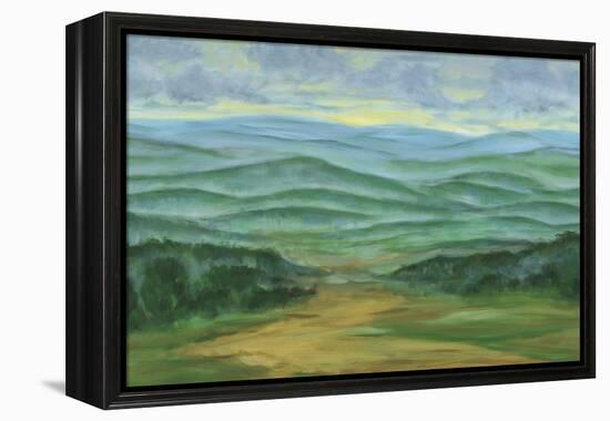 Misty Mountain View I-Julie Joy-Framed Stretched Canvas