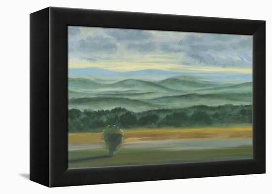 Misty Mountain View II-Julie Joy-Framed Stretched Canvas