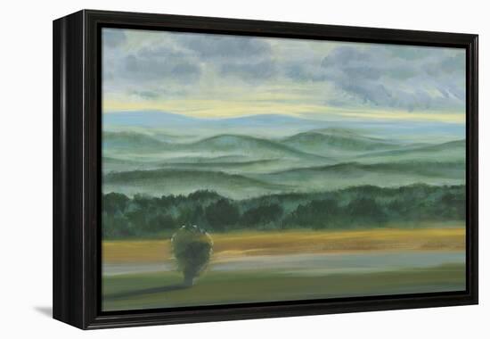 Misty Mountain View II-Julie Joy-Framed Stretched Canvas