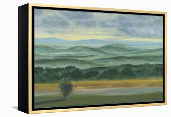 Misty Mountain View II-Julie Joy-Framed Stretched Canvas