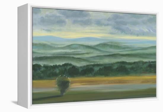 Misty Mountain View II-Julie Joy-Framed Stretched Canvas