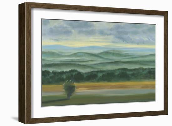 Misty Mountain View II-Julie Joy-Framed Art Print