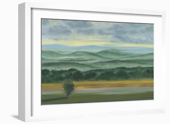 Misty Mountain View II-Julie Joy-Framed Art Print