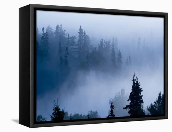 Misty Mountains XV-null-Framed Premier Image Canvas