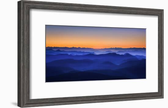 Misty Mountains-David Bouscarle-Framed Art Print