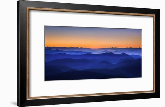 Misty Mountains-David Bouscarle-Framed Art Print