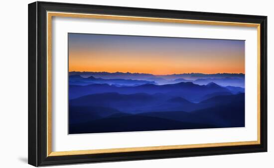 Misty Mountains-David Bouscarle-Framed Art Print