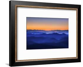 Misty Mountains-David Bouscarle-Framed Photographic Print