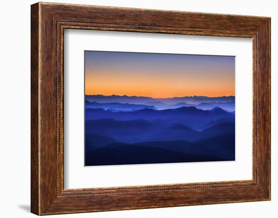 Misty Mountains-David Bouscarle-Framed Photographic Print