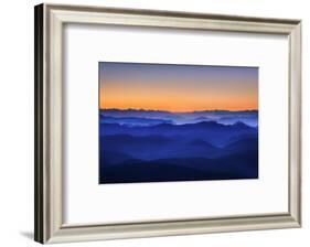 Misty Mountains-David Bouscarle-Framed Photographic Print