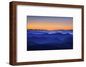 Misty Mountains-David Bouscarle-Framed Photographic Print